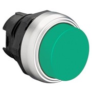 LPCB203 Нажимная кнопка, выступающая, без монт. переходника, пружинный возврат, цвет зелёный