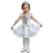 Карнавальный костюм для детей Элит Классик Снежинка нарядная детский, 30 (122 см)