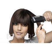 Укладка волос электрощипцами, утюжком на средние волосы фотография