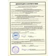 Декларация соответствия Технического Регламента на Тару функциональнуя фото