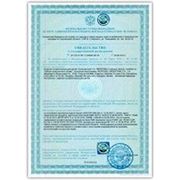 Свидетельство о государственной регистрации на Средства личной гигиены из бумаги и ваты фото