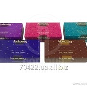Салфетки бумажные 2-слоя Alokozay 100шт коробка-прямоугольная цвет ассорти