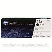 HP Q2612A Black Print Cartridge for LaserJet 1010/1012/1015/1020/3015/3020/3030/3050/z/3052/3055/M1005/1018/1022/nw/M1319f, up to 2000 pages. ; фотография
