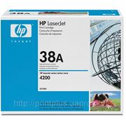 Заправка картриджей HP Q1338A (№38A), принтеров HP LaserJet 4200 фото