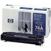 Заправка картриджей HP 92274A (№74А), принтеров HP LaserJet 4l/4ml/4p/4mp фото