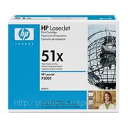 Заправка картриджей HP Q7551X (№51X), принтеров HP LaserJet P3005/M3027/M3035 фото