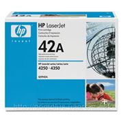 Заправка картриджей HP Q5942A (№42A), принтеров HP LaserJet 4250/4350 фотография