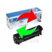 Обмен лазерного картриджа HP Q2612A (12A) фотография