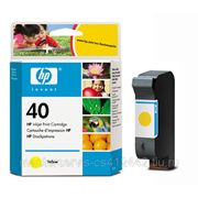 Заправка картриджа HP 40 (Yellow) для принтера HP DJ 1200C,1600C,1600СМ