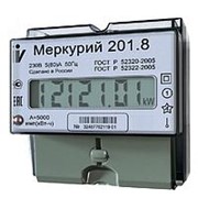 Счетчик электроэнергии Меркурий 201.8 5/80А 1T D 230В ЖК (201.8)