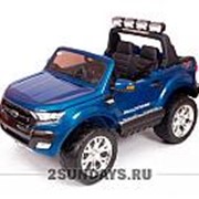 Детский электромобиль Dake Ford Ranger Blue 4WD MP4 - DK-F650-BL фото
