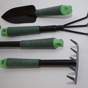 Набор садового инструмента из 4 предметов (Грабли, Рыхлитель, Лопатка, Мотыжка)