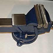 Тиски слесарные 150 мм, стальные, поворотные, с наковальней