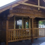 Дома деревянные из профилированного бруса фото