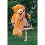 Плюшевый медведь Тедди 200 см Карамельный