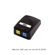 Офис-бокс, AMP, 1 порт, мод. гнезд 110, SL, MT-RJ фото