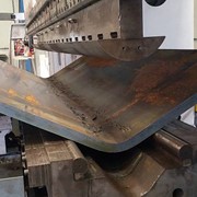 Гибка листового металла 60х60х3 мм (пог/м)