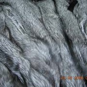 Натуральный мех лисицы Серебристо-черная