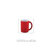 Чашка красно-белая керамическая, 350 мл, ТМ МД Артикул KB847/R фотография