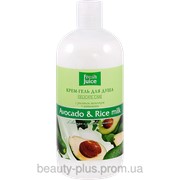 Fresh Juice Kрем-гель для душа Delicate Care Avocado & Rice Milk, 500 мл