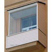 Обшивка балкона (внутренняя) фотография