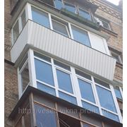 Балконы «под ключ» в Киеве. Балконы остеклить недорого фото