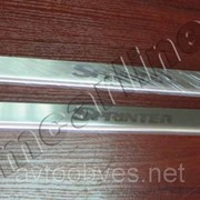 Накладки на пороги Mercedes sprinter 906 (мерседес спринтер 906), нерж. фото