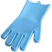 Многофункциональные силиконовые перчатки ГОЛУБОЙ Mayer&Boch (29043) фотография