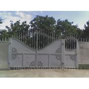 Ворота металлические, изготовление ворот, установка ворот фото
