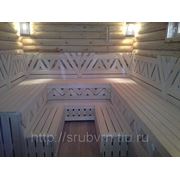 Отделка срубов (Деревянных домов, бань) фото