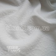 Ткань Трикотаж стеганный ( белый ) 4616