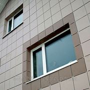Монтаж вентилируемых фасадов - керамогранит, с утеплителем фотография
