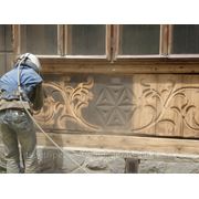 Реставрация и очистка деревянных строений фото