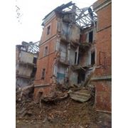 Демонтаж кирпичных зданий фото