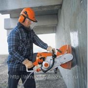 Алмазная резка бетонной стены толщиной от 12 см до 14 см фото