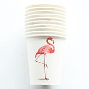Набор стаканов пластиковых "Фламинго", 10 шт./ уп., 250 мл., 1707361