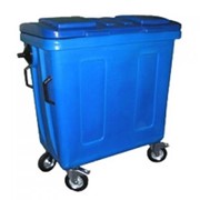 Пластиковый контейнер для мусора КТС-700 фотография