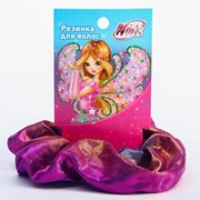 Резинка для волос блестящая фиолетовая, WINX фото