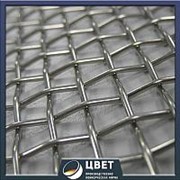 Сетка плетеная оцинкованная 20x20x2 12Х18Н10Т ГОСТ 5336-80 фото