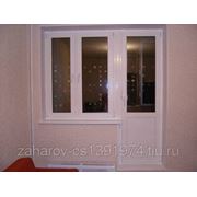 Пластиковые окна REHAU в спальню (балконный блок). фотография