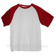 Фото на футболке «Унисекс» красные рукава O-горло р.48 (L) фото