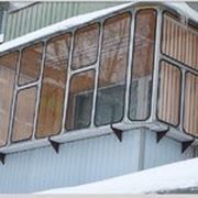 Оцинкованные балконные рамы фотография