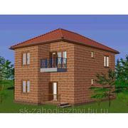 Строительство кирпичного дома "Созвездие" 123,4м2 двухэтажный стройвариант