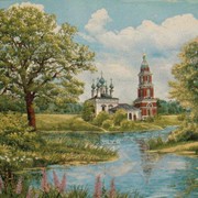 Картина Православная обитель