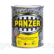 Краска PANZER для металла гладк.черная 0.75л