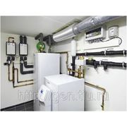 Установка и монтаж “под ключ“ системы отопления и ГВС без топлива. фото