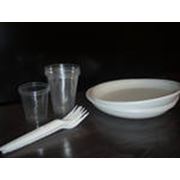 Кухонные принадлежности и столовая посуда из пластика фото