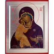 Икона Богородица Владимирская 19х16