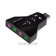 Звуковая плата Dynamode USB 8(7.1) каналов Virtual, 2 стерео-выхода, 2 моно-входа, RTL 3D (PD560), код 126253