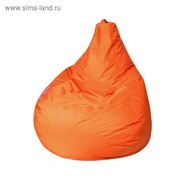 Кресло - мешок «Капля S», диаметр 85 см, высота 130 см, цвет оранжевый фото